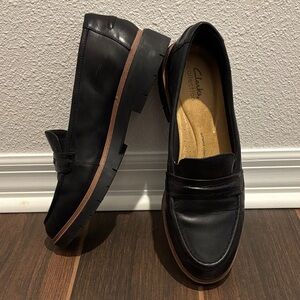 Clarks Leather Loafers- Westlynn Bay